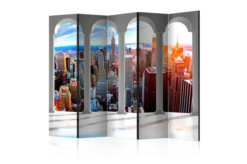 Romdeler - Pillars og New York II 225x172 - Artgeist sp. z o. o. - Bretteskjerm - Romdelere