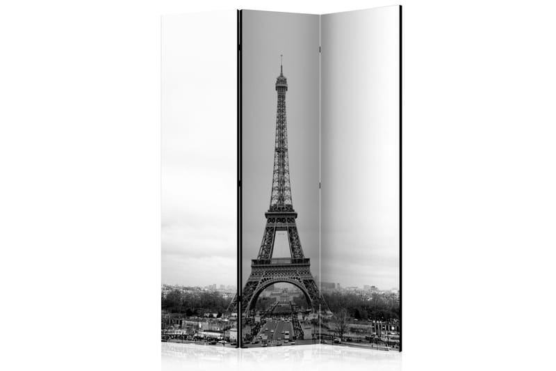 Romdeler -  Paris: black and white photograph 135x172 - Artgeist sp. z o. o. - Innredning - Romdelere - Bretteskjerm