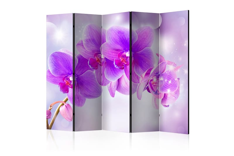 Romdeler - Purple Orchids II 225x172 - Artgeist sp. z o. o. - Innredning - Romdelere - Bretteskjerm