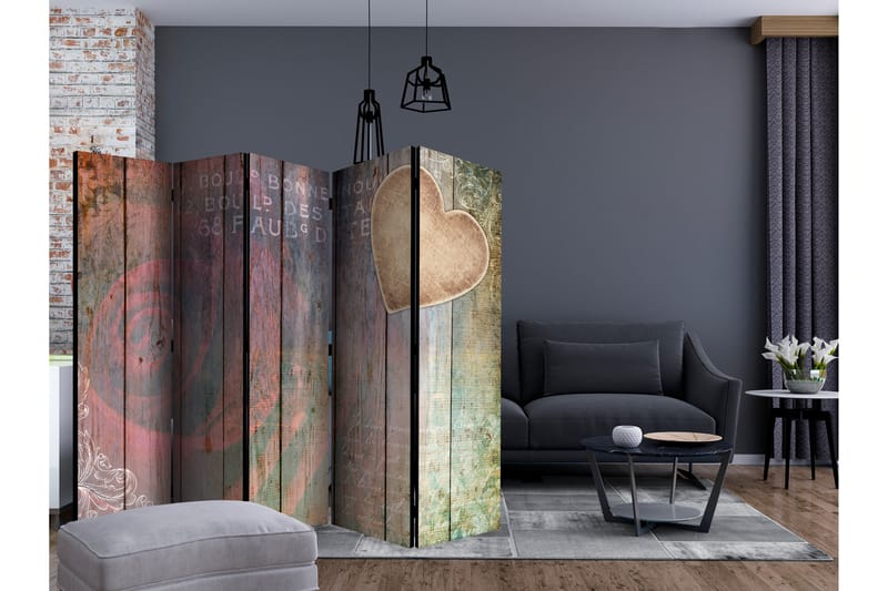 Room Divider - Carved memories II 225x172 - Artgeist sp. z o. o. - Innredning - Romdelere - Bretteskjerm