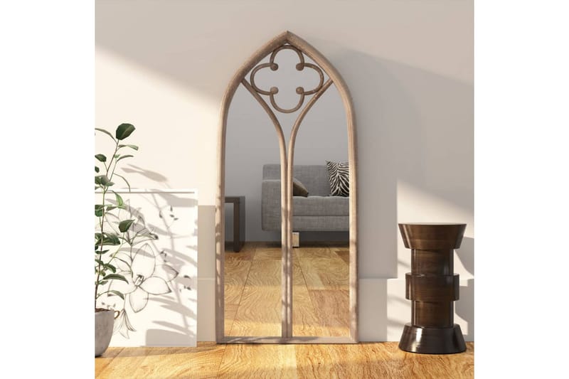 Speil sand 100x45 cm for innendørs bruk jern - Krem - Veggspeil - Gangspeil