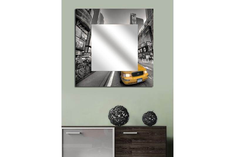 Armavir Dekorspeil 50x50 cm City New York - Plexiglass / flerfarget - Innredning - Speil - Veggspeil