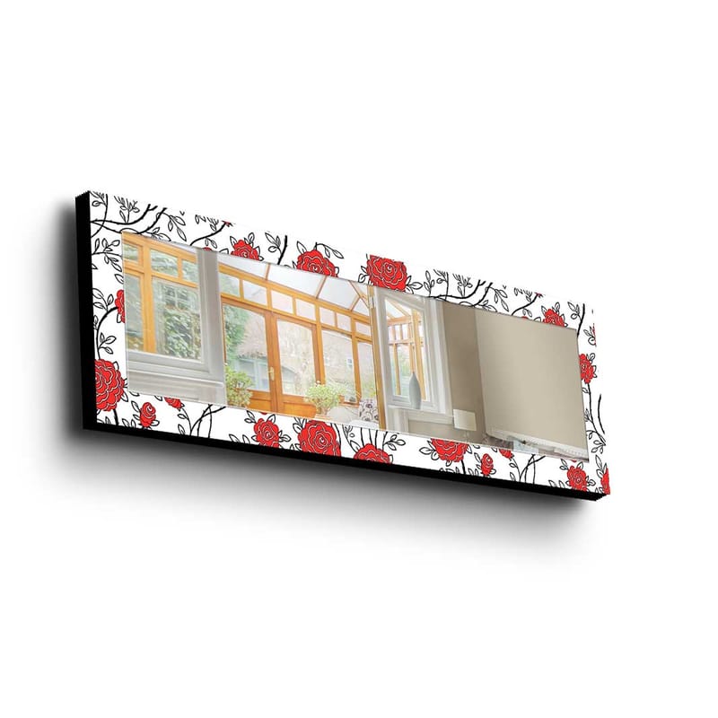 Denisova Dekorspeil 40x120 cm Christmas - Speilglass / stoff / flerfarget - Innredning - Speil - Veggspeil