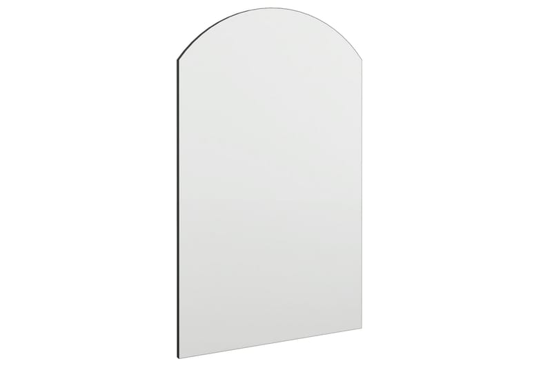 Speil med LED-lys 60x40 cm glass oval - Silver - Innredning - Speil - Veggspeil