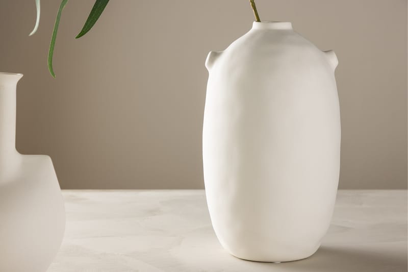 Madi Vase 17 cm - Offwhite - Innredning - Vaser