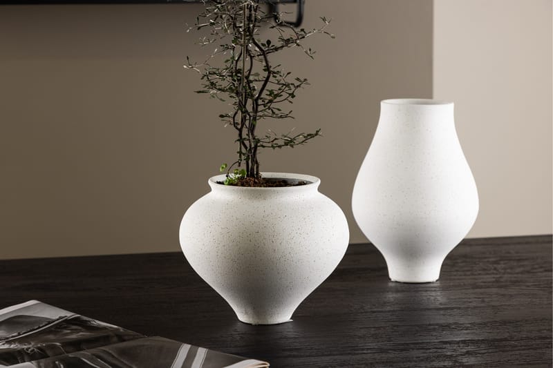 Rellis Vase - Hvit - Innredning - Vaser