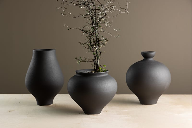 Rellis Vase - Svart - Innredning - Vaser