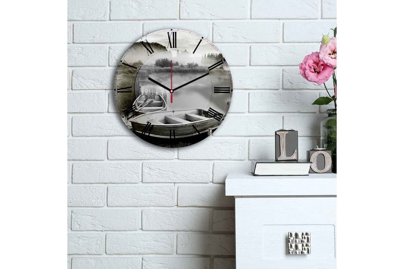 Decorative MDF Clock 30x - Innredning - Veggdekorasjon - Veggklokke