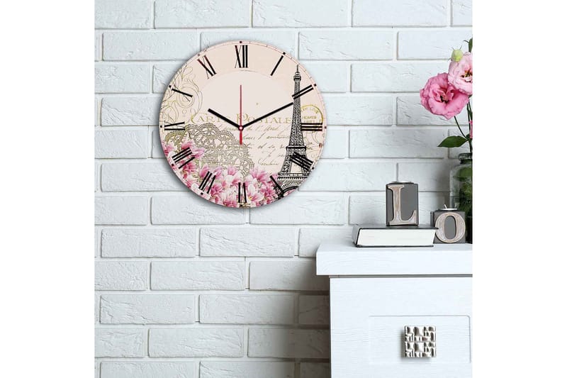 Decorative MDF Clock 30x - Innredning - Veggdekorasjon - Veggklokke