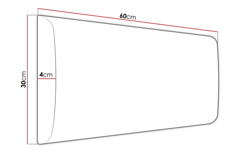 Lornel Stoppet Veggpanel 60x30 cm - Grønn - Innredning - Veggdekorasjon