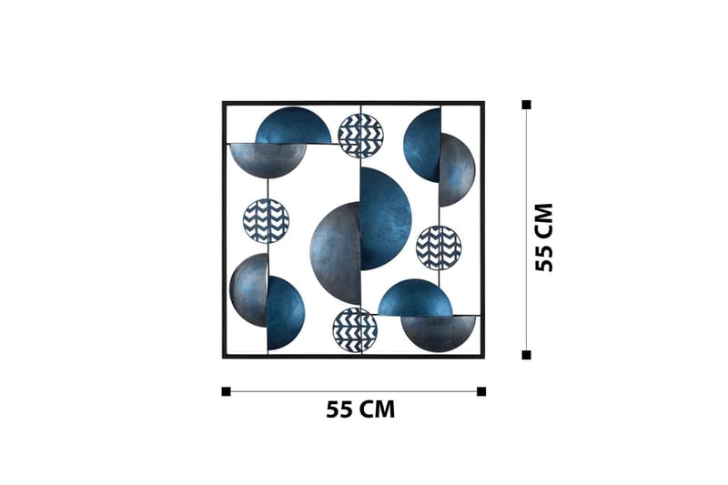 Aurora 5 Veggdekor - Flerfarget - Innredning - Veggdekorasjon - Skilt - Metallskilt
