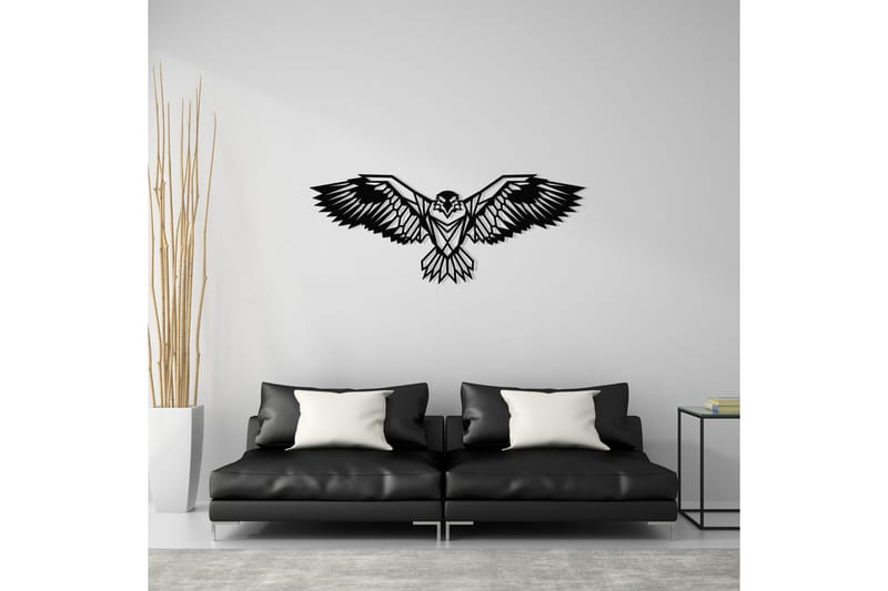 Eagle 3 Metal Decor Veggdekor - Svart - Innredning - Veggdekorasjon - Skilt - Metallskilt