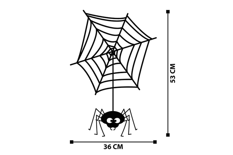 Halloween 13 Veggdekor - Svart - Innredning - Veggdekorasjon - Skilt - Metallskilt