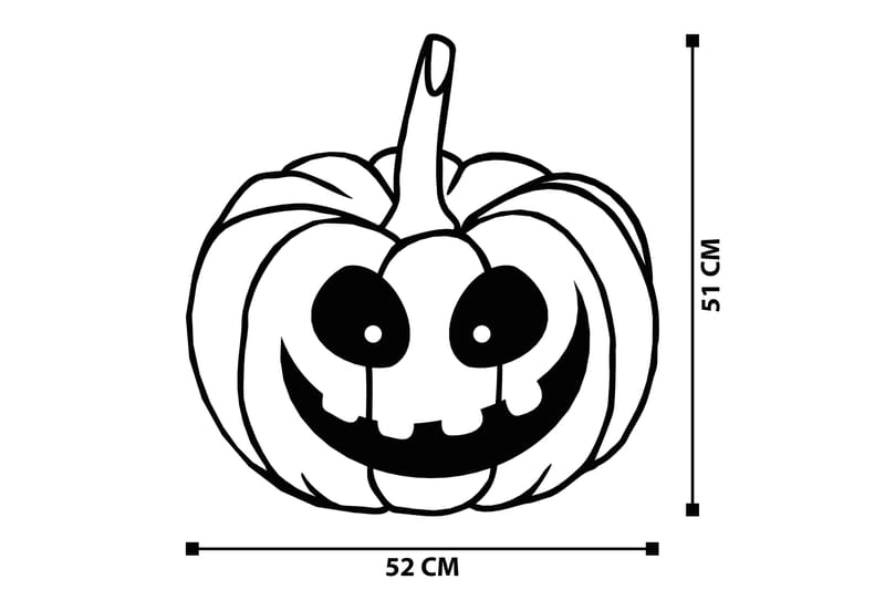 Halloween 6 Veggdekor - Svart - Innredning - Veggdekorasjon - Skilt - Metallskilt