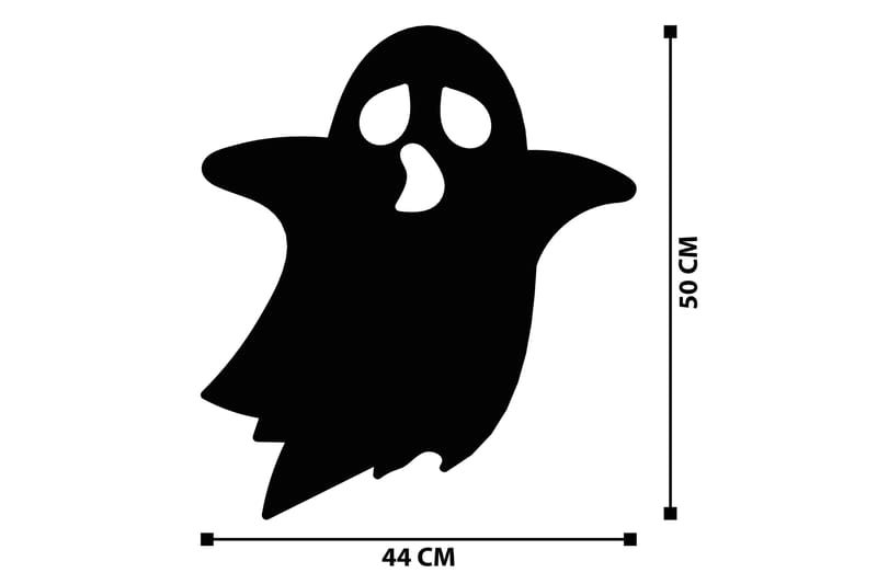 Halloween 7 Veggdekor - Svart - Innredning - Veggdekorasjon - Skilt - Metallskilt