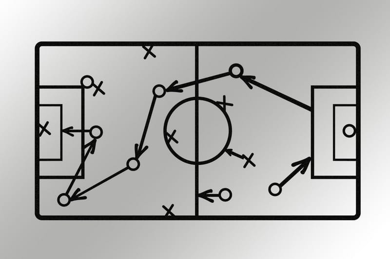 Strategy Veggdekor - Svart - Innredning - Veggdekorasjon - Skilt - Metallskilt