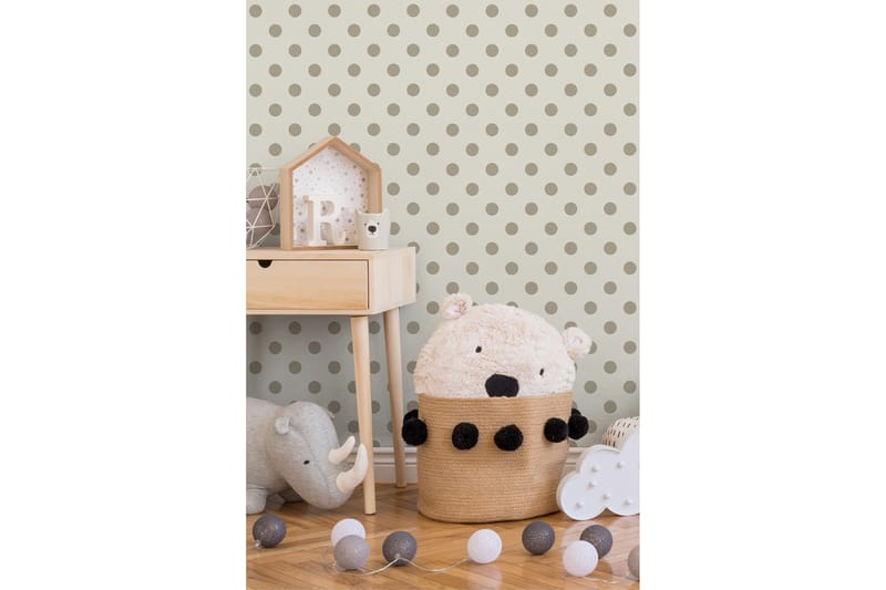 Prickig Tapet Boys & Girls Uvevd Beige Rosa - AS Creation - Innredning - Veggdekorasjon - Tapeter - Barnetapet