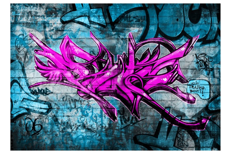 Fototapet Anonymous Graffiti 250x175 - Artgeist sp. z o. o. - Innredning - Veggdekorasjon - Tapeter - Fototapeter