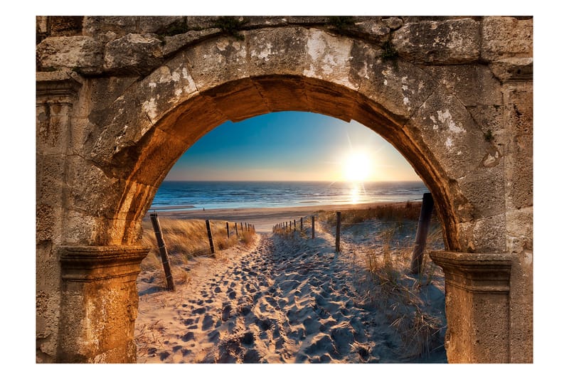 Fototapet Arch And Beach 250x175 - Artgeist sp. z o. o. - Innredning - Veggdekorasjon - Tapeter - Fototapeter