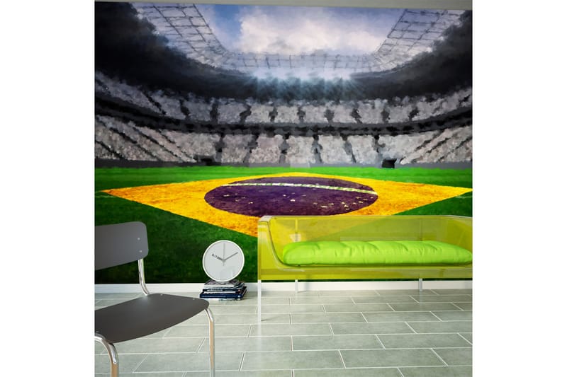 Fototapet Brazilian Stadium 100x70 - Artgeist sp. z o. o. - Innredning - Veggdekorasjon - Tapeter - Fototapeter