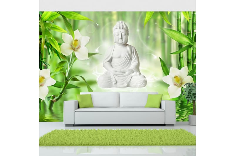 Fototapet Buddha And Nature 100x70 - Artgeist sp. z o. o. - Innredning - Veggdekorasjon - Tapeter - Fototapeter