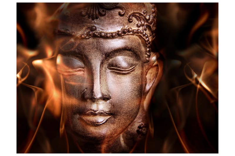 Fototapet Buddha Fire Of Meditation 250x193 - Artgeist sp. z o. o. - Innredning - Veggdekorasjon - Tapeter - Fototapeter