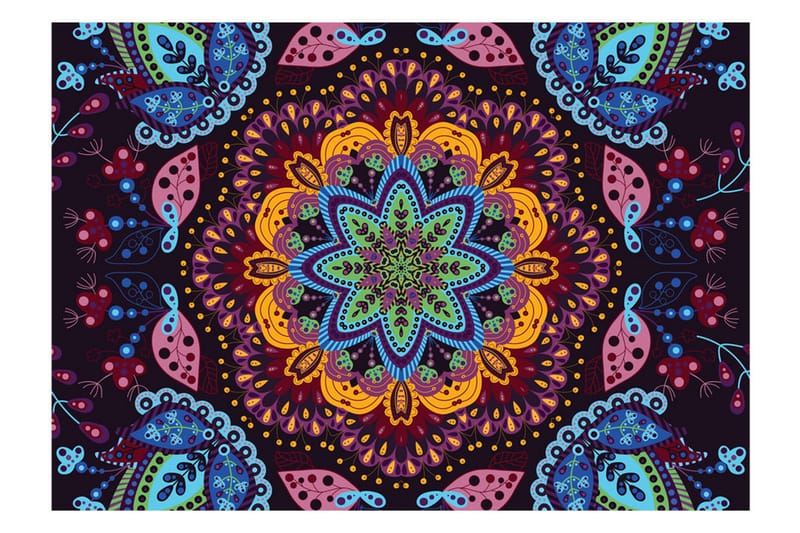 Fototapet Colorful Kaleidoscope 300x210 - Artgeist sp. z o. o. - Innredning - Veggdekorasjon - Tapeter - Fototapeter