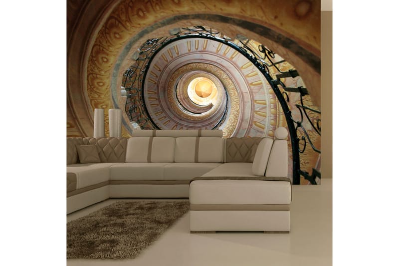Fototapet Decorative Spiral Stairs 300x231 - Artgeist sp. z o. o. - Fototapeter