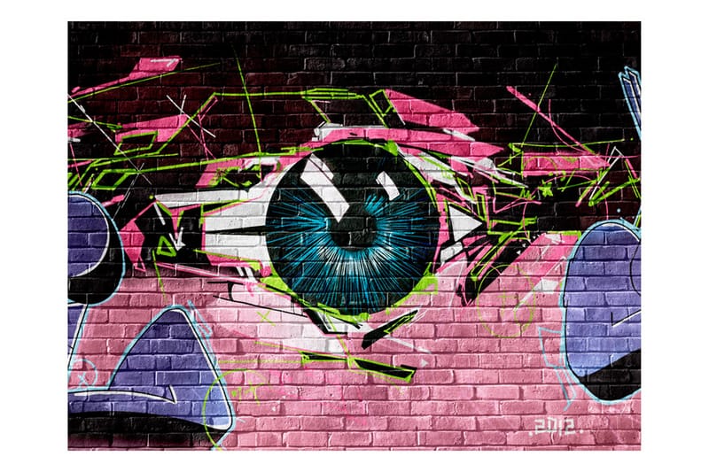 Fototapet Eye Graffiti 250x193 - Artgeist sp. z o. o. - Innredning - Veggdekorasjon - Tapeter - Fototapeter