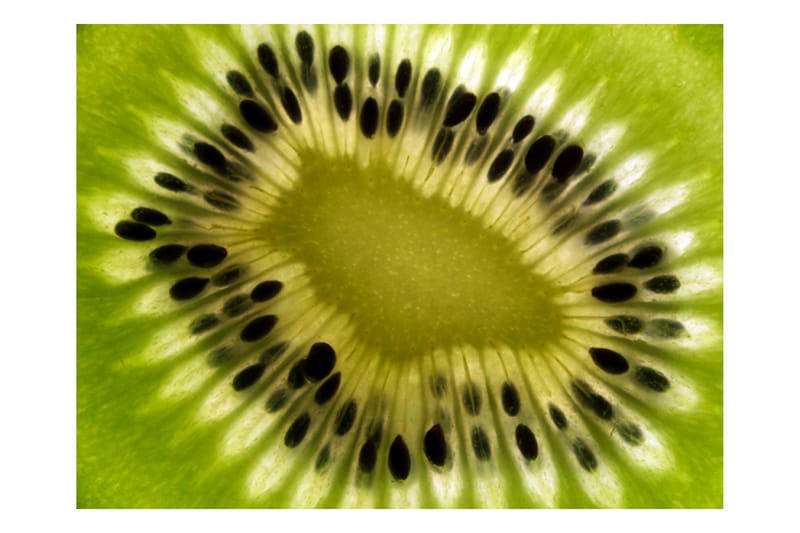 Fototapet Fruits Kiwi 200x154 - Artgeist sp. z o. o. - Innredning - Veggdekorasjon - Tapeter - Fototapeter