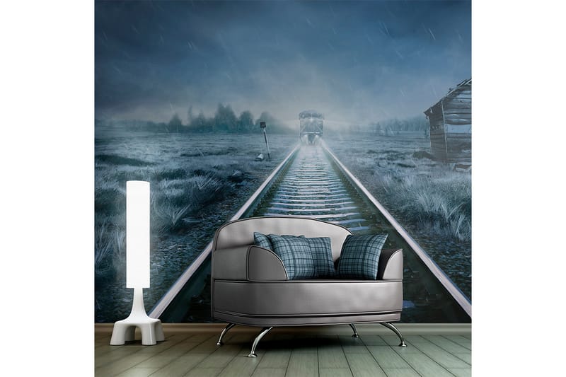 Fototapet Ghost Train 250x193 - Artgeist sp. z o. o. - Innredning - Veggdekorasjon - Tapeter - Fototapeter