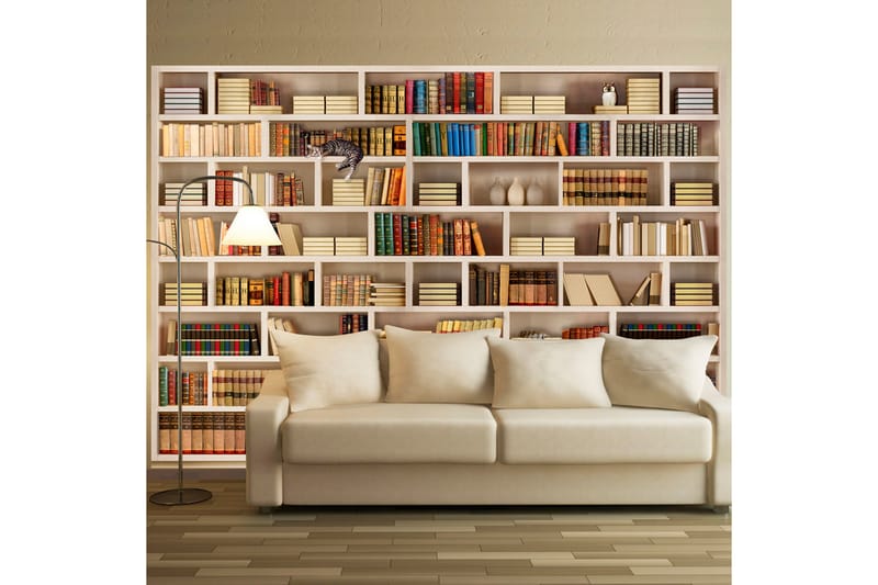 Fototapet Home Library 250x175 - Artgeist sp. z o. o. - Innredning - Veggdekorasjon - Tapeter - Fototapeter