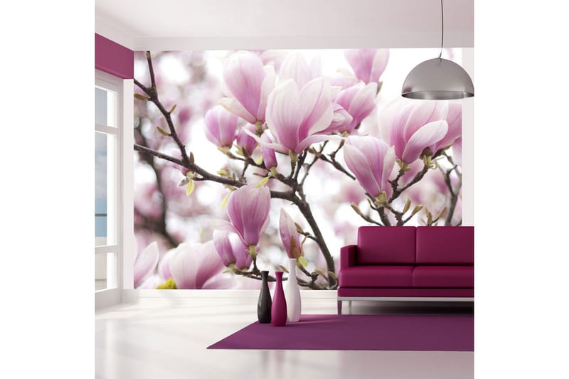 Fototapet Magnolia Bloosom 300x231 - Artgeist sp. z o. o. - Innredning - Veggdekorasjon - Tapeter - Fototapeter