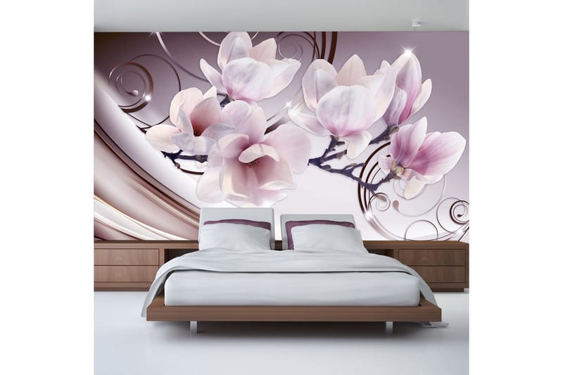 Fototapet Meet The Magnolias 100x70 - Artgeist sp. z o. o. - Innredning - Veggdekorasjon - Tapeter - Fototapeter