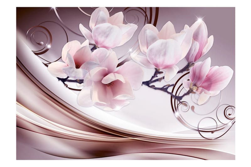 Fototapet Meet The Magnolias 100x70 - Artgeist sp. z o. o. - Innredning - Veggdekorasjon - Tapeter - Fototapeter