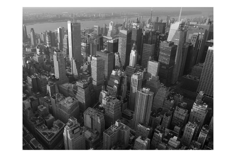 Fototapet New York Skyscrapers Bird's Eye View 350x270 - Artgeist sp. z o. o. - Innredning - Veggdekorasjon - Tapeter - Fototapeter