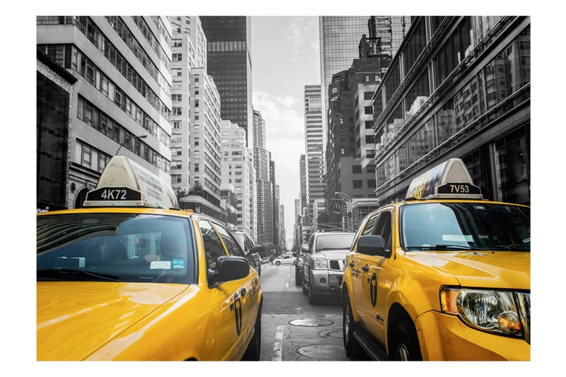 Fototapet New York Taxi 250x175 - Artgeist sp. z o. o. - Innredning - Veggdekorasjon - Tapeter - Fototapeter