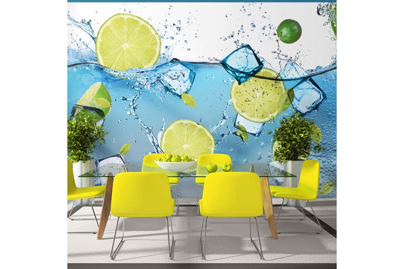 Fototapet Refreshing Lemonade 250x175 - Artgeist sp. z o. o. - Innredning - Veggdekorasjon - Tapeter - Fototapeter