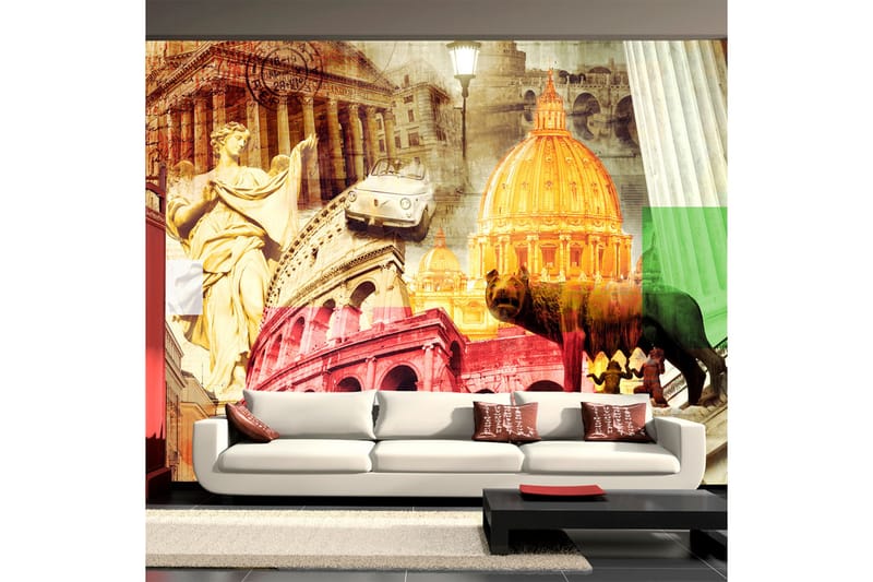 Fototapet Room collage 100x70 - Artgeist sp. z o. o. - Innredning - Veggdekorasjon - Tapeter - Fototapeter