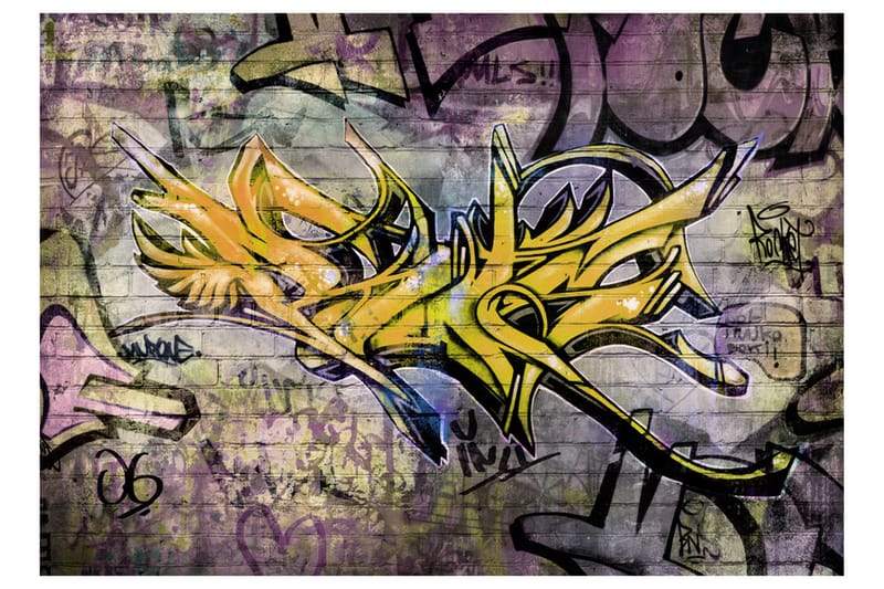 Fototapet Stunning Graffiti 100x70 - Artgeist sp. z o. o. - Innredning - Veggdekorasjon - Tapeter - Fototapeter