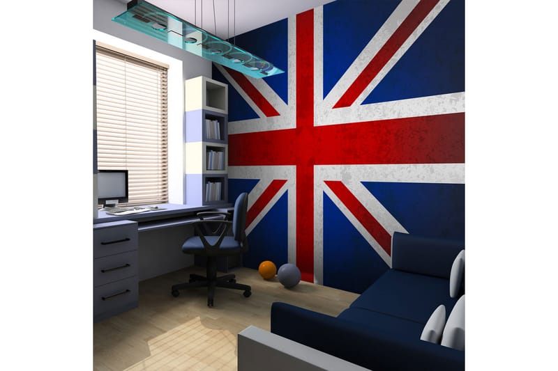 Fototapet Union Jack 200x154 - Artgeist sp. z o. o. - Innredning - Veggdekorasjon - Tapeter - Fototapeter