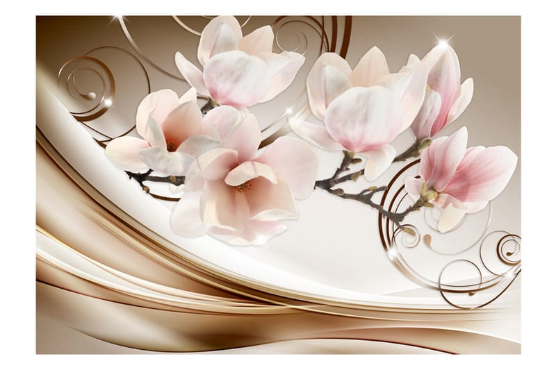 Fototapet Waves Of Magnolia 250x175 - Artgeist sp. z o. o. - Innredning - Veggdekorasjon - Tapeter - Fototapeter