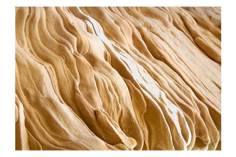 Fototapet Wavy Sandstone Forms 350x270 - Artgeist sp. z o. o. - Innredning - Veggdekorasjon - Tapeter - Fototapeter