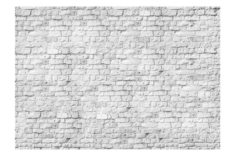 Fototapet White Brick 100x70 - Artgeist sp. z o. o. - Innredning - Veggdekorasjon - Tapeter - Fototapeter