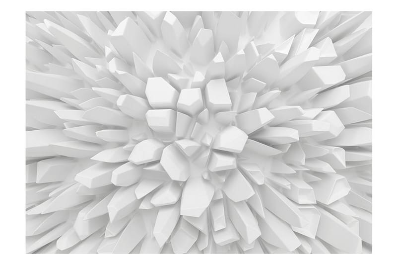 Fototapet White Dahlia 100x70 - Artgeist sp. z o. o. - Innredning - Veggdekorasjon - Tapeter - Fototapeter