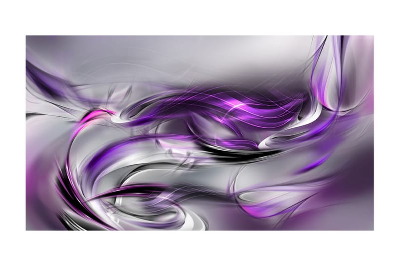 Fototapet XXL Purple Swirls II 500x280 - Artgeist sp. z o. o. - Innredning - Veggdekorasjon - Tapeter - Fototapeter