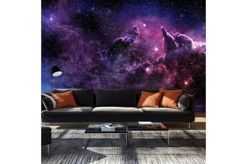 Fototapet Purple Nebula 100x70 - Artgeist sp. z o. o. - Innredning - Veggdekorasjon - Tapeter - Fototapeter