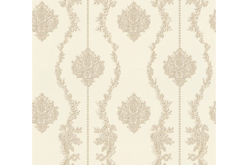 Barock Tapet Château Uvevd Beige Cream - AS Creation - Innredning - Veggdekorasjon - Tapeter - Mønstret tapet