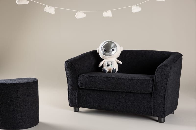 Måna Barne Sofa - Svart - Møbler - Barnemøbler - Barnesofa