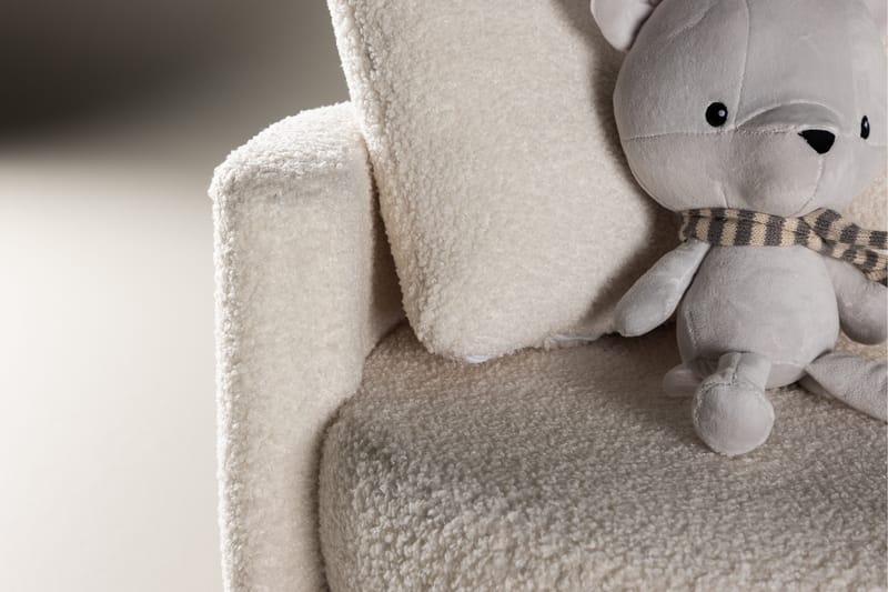 Savia Barnesofa Teddy Hvit - Venture Home - Møbler - Barnemøbler - Barnesofa